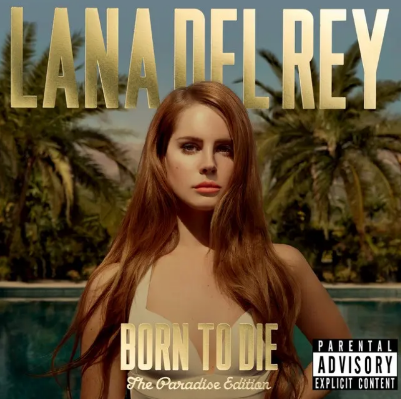music album cover of Born to Die from Lana Del Rey