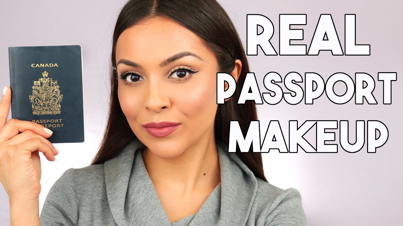 can you wear makeup in passport cover