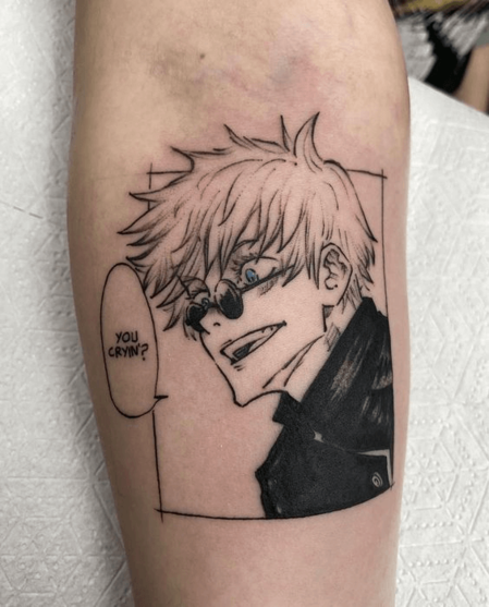 chainsaw man anime tattoo