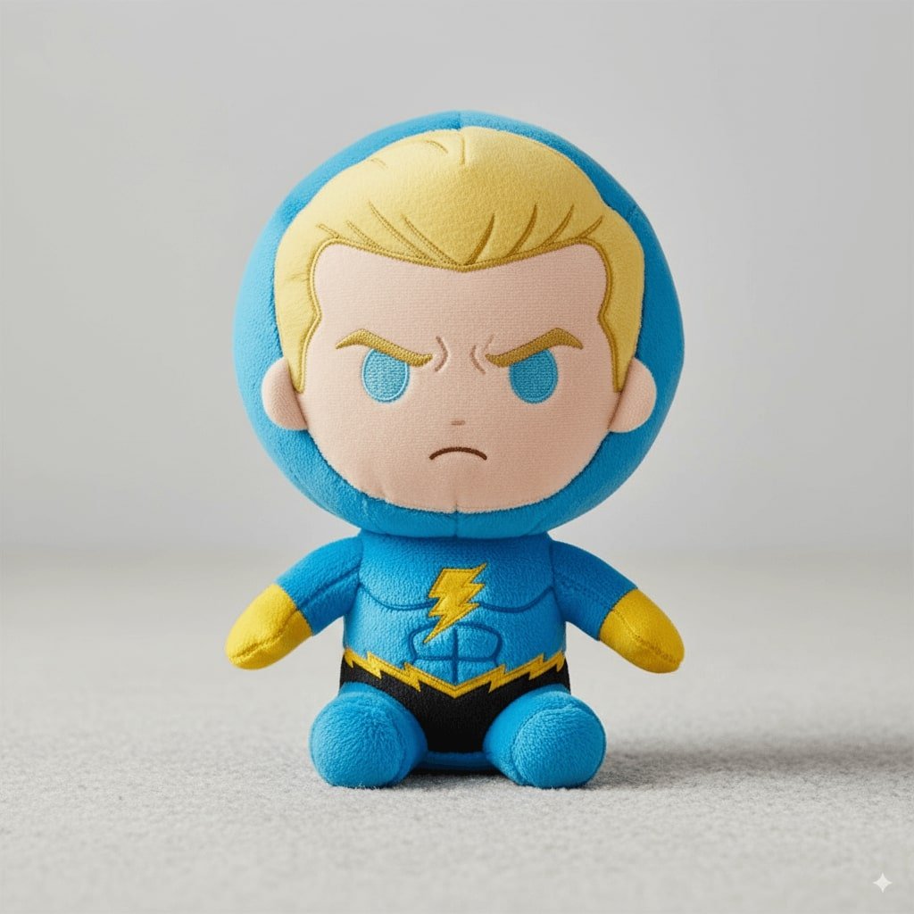 AI生成图像：角色毛絨玩偶