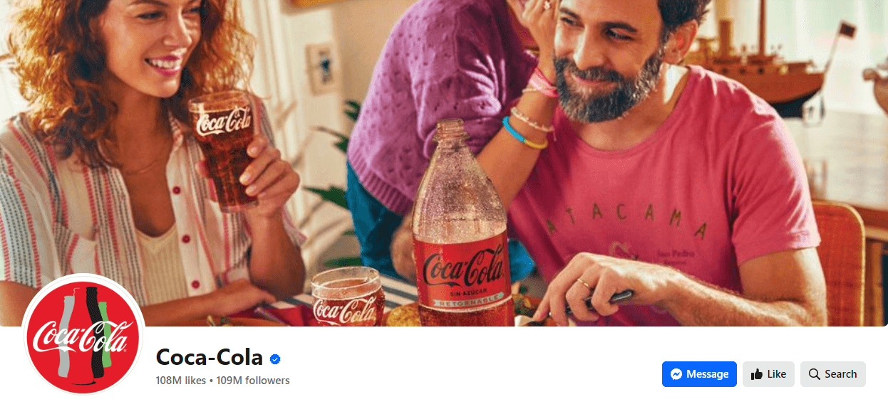 coca cola facebook cover