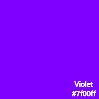 violet color and its hex code