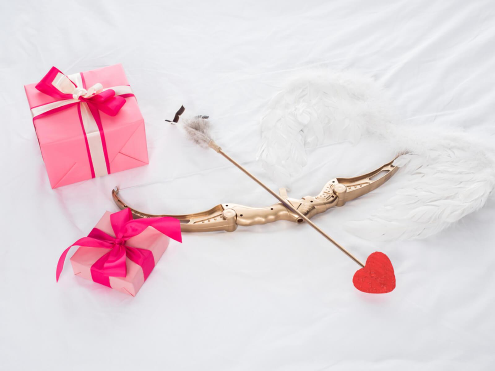 cupids arrow and gifts
