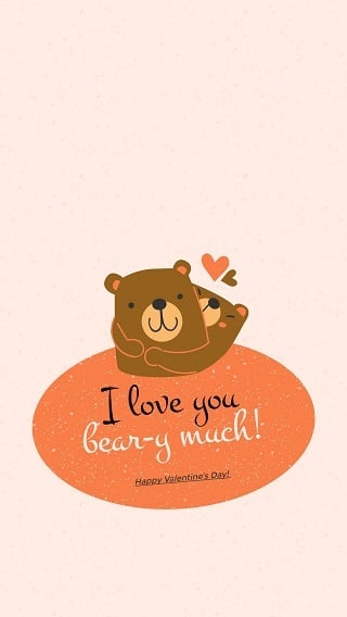 cute bear lock screen wallpaper