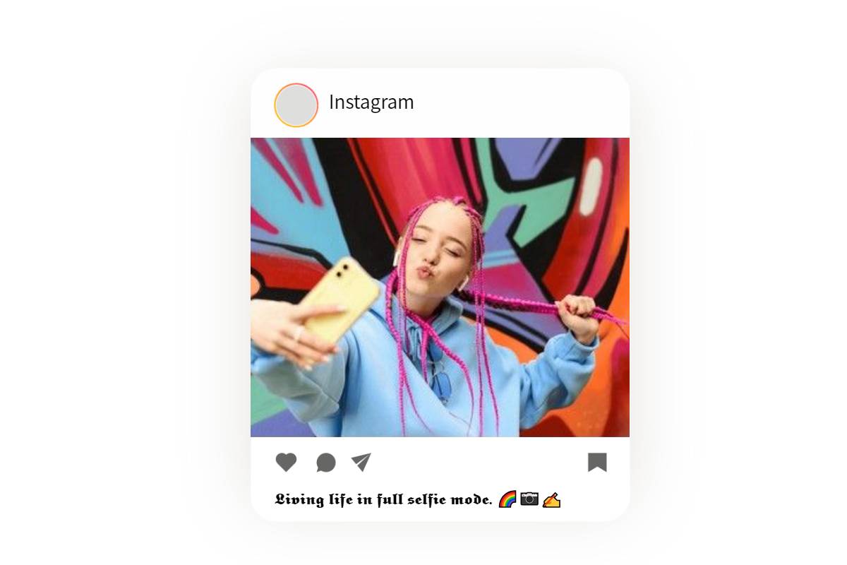 cute instagram captions for selfies capturing a fashion girl
