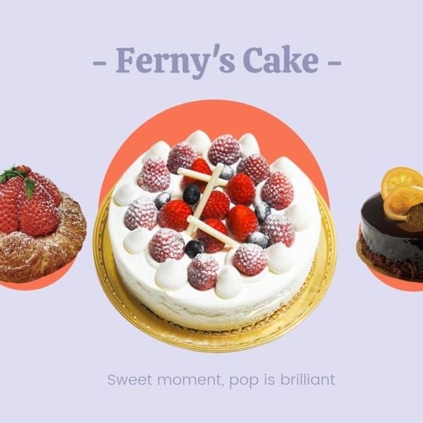 Delicious Cake Dessert Branding