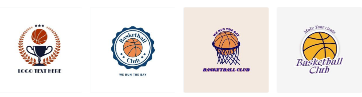 different brown logos for basketball