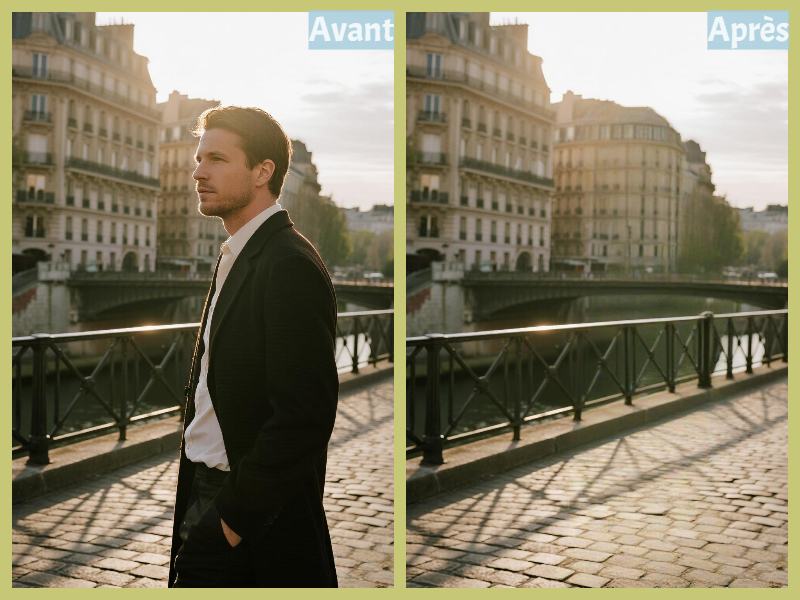 effacer une personne sur une photo pour pouvoir montrer plus de créativité
