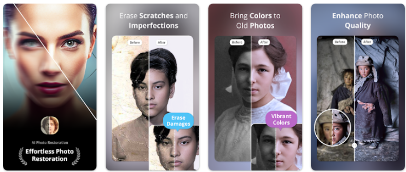 face restore app to restore old photos