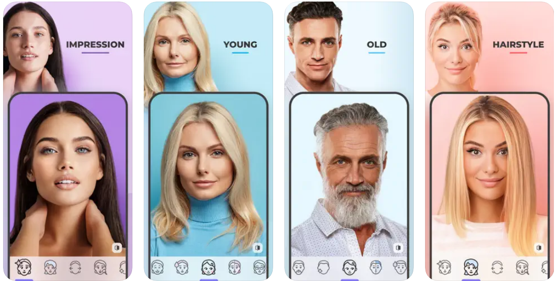 faceapp app homepage