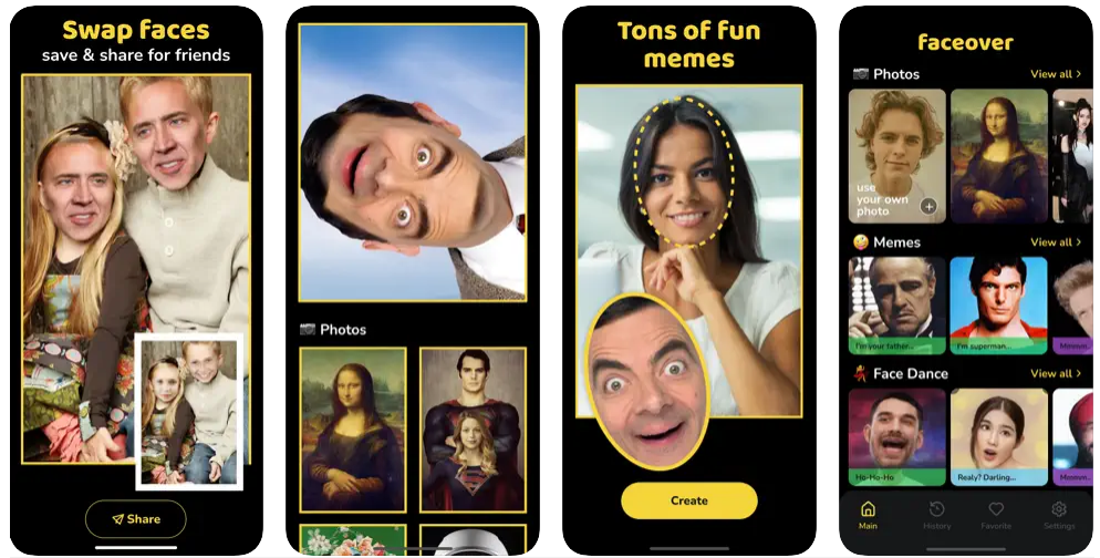 faceover swap face app