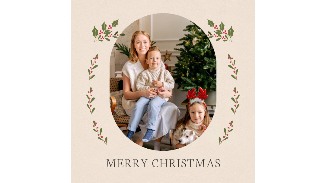 family merry christmas message