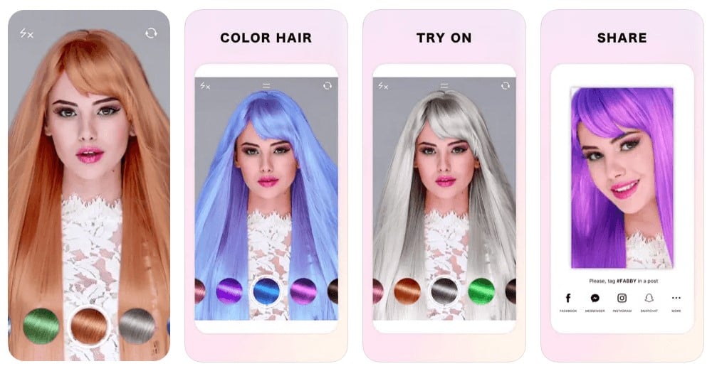 7 Best Hair Color Apps to Try on Different Hair Colors Virtually | Fotor