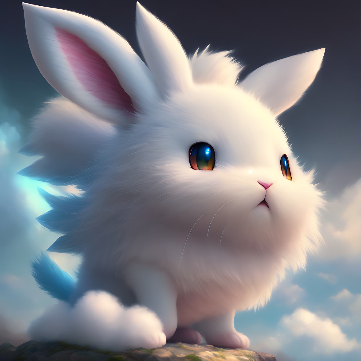 fluffy cute pokemon concept art design made in fotor ai concept art generator online