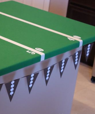 football field party table