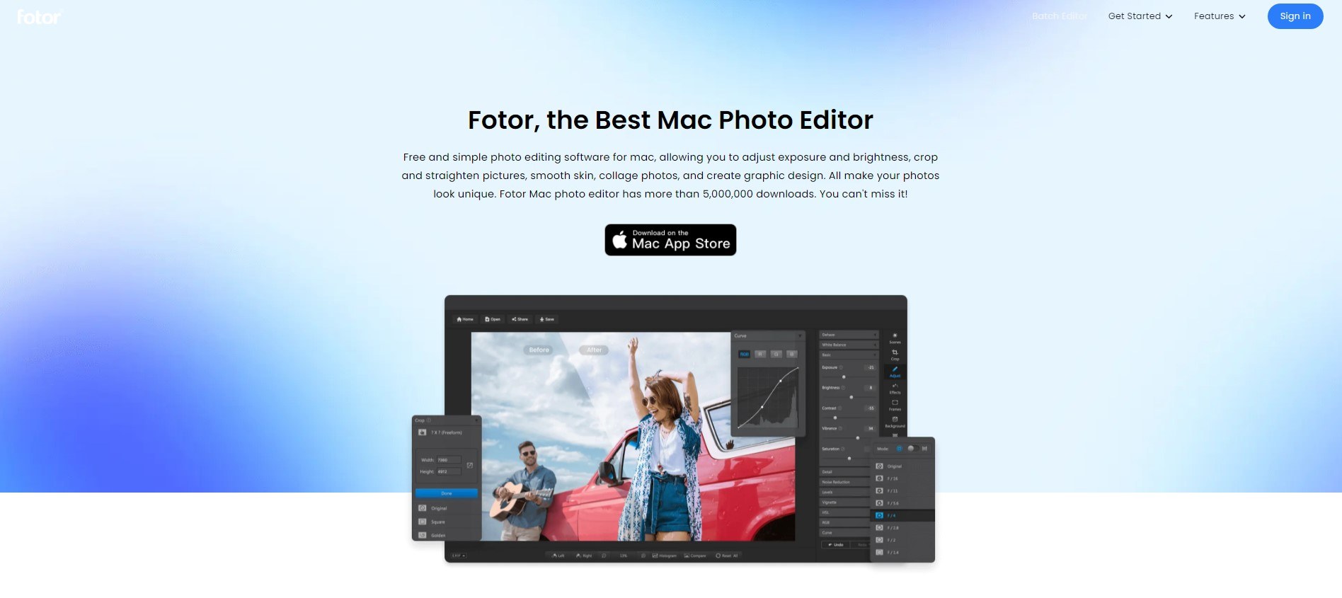 fotor omline photo editor on mac