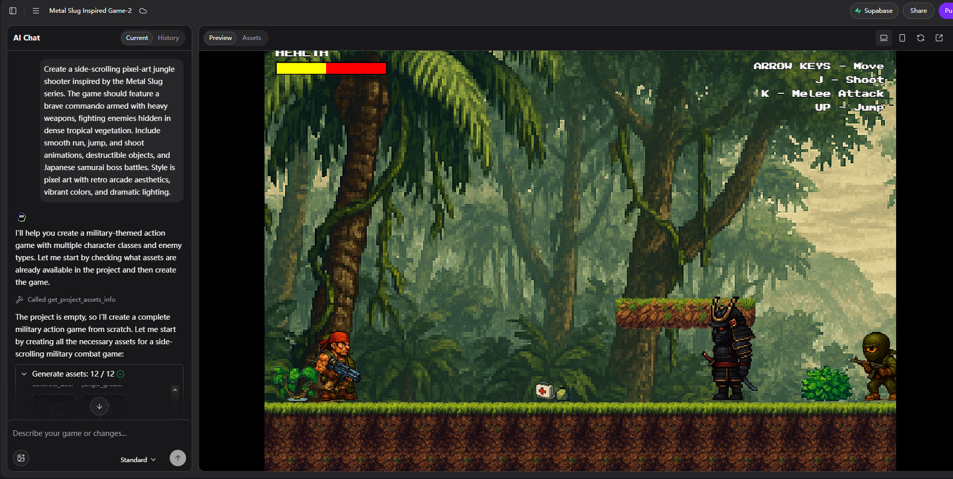 AIによる生成とアセット構築