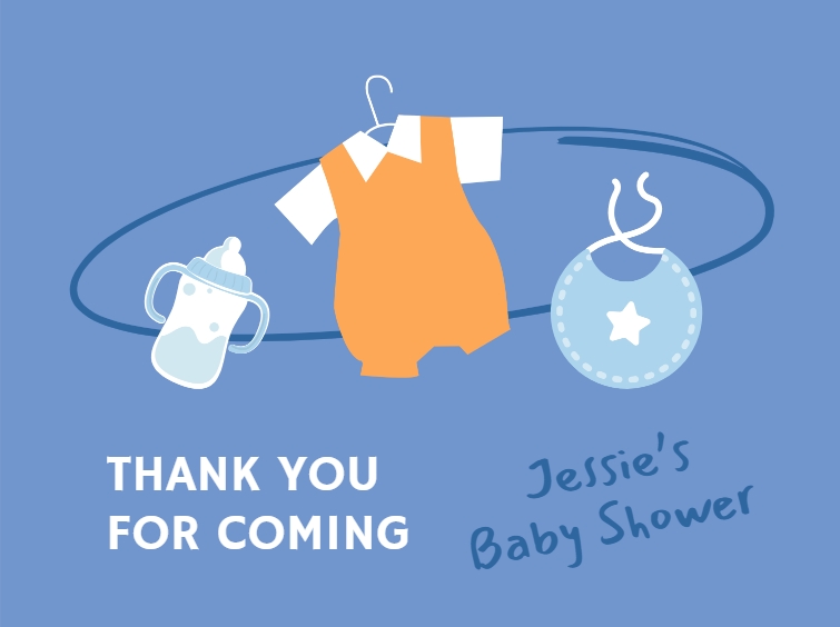 gift related baby shower template