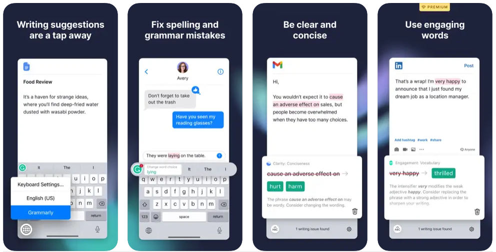 grammarly app features
