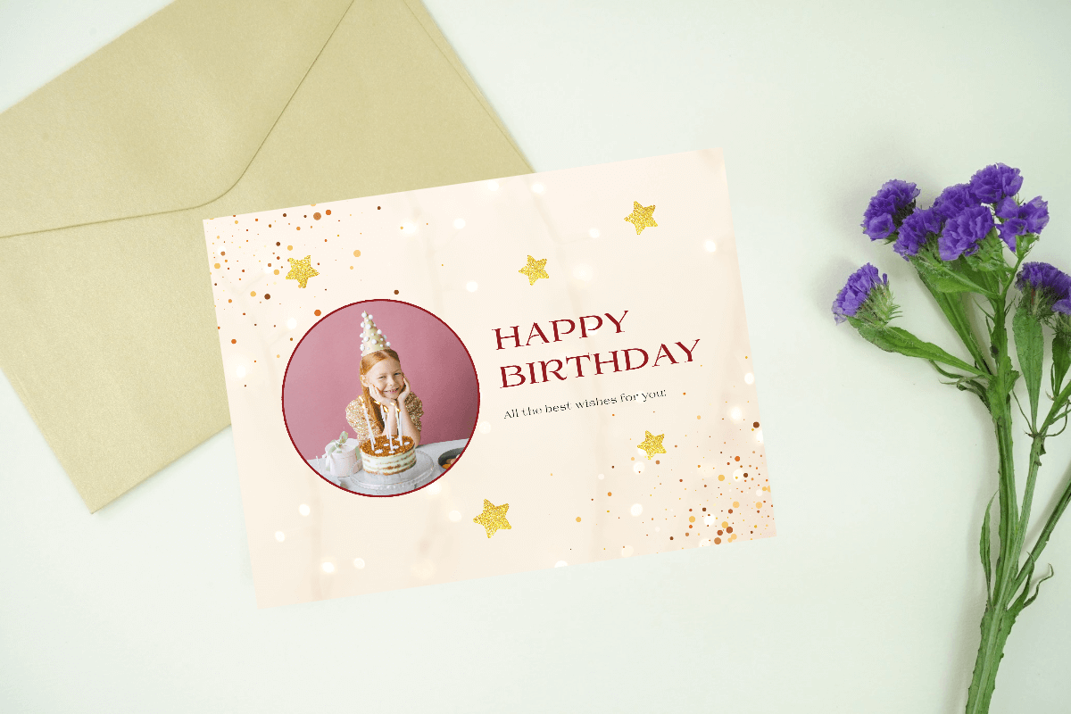 happy birthday card for little girl