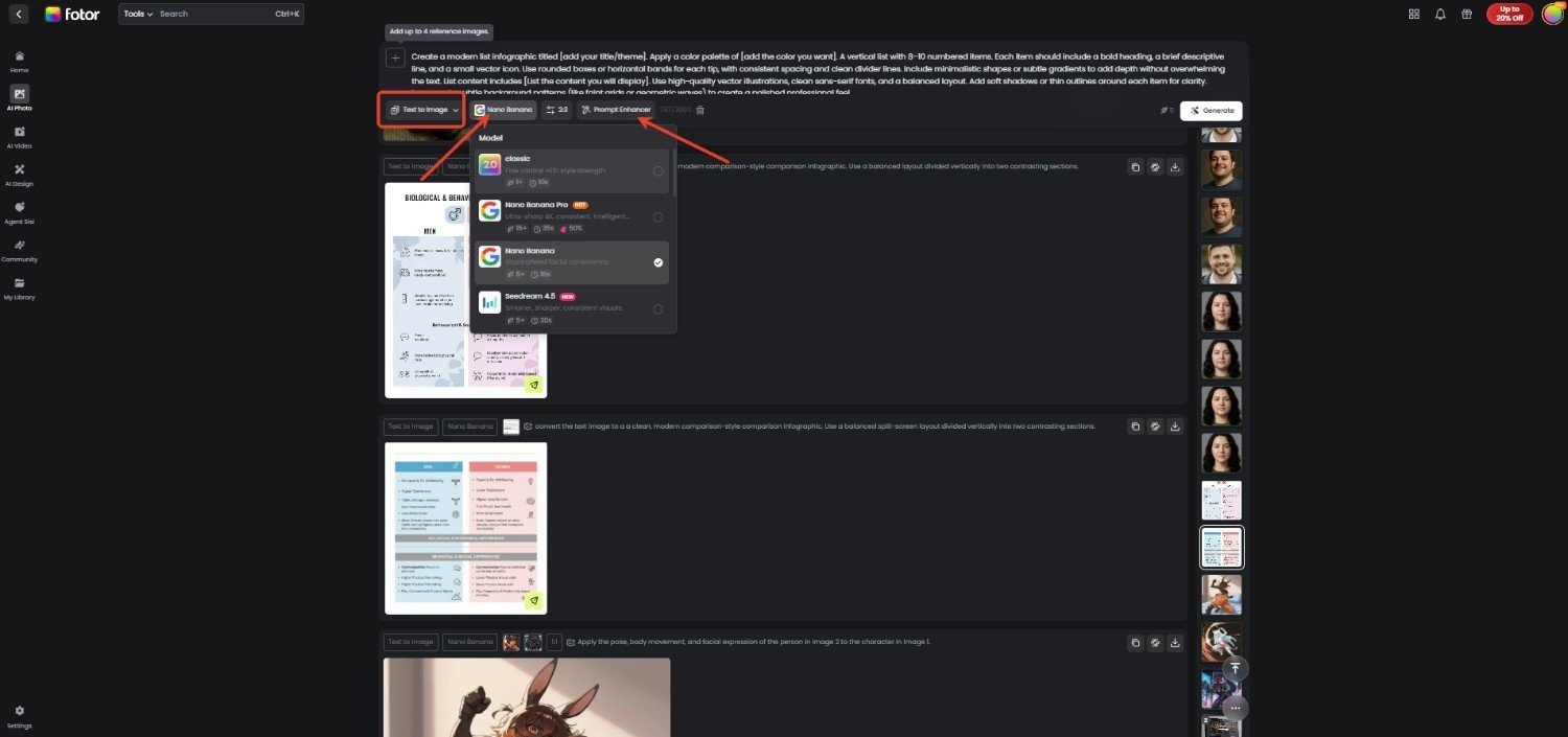 how to create an AI infographic poster image with AI
