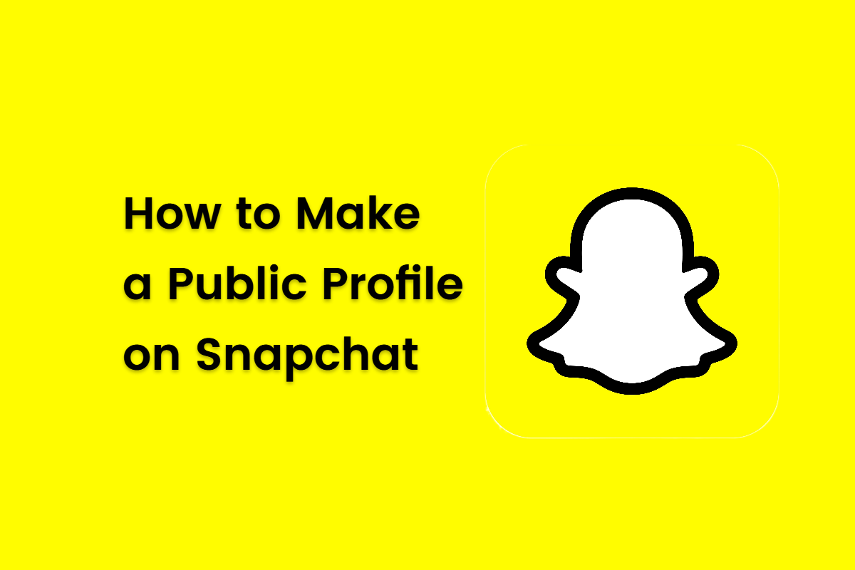 SnapchatとSnapchatのロゴでPublickプロフィールを作成する方法