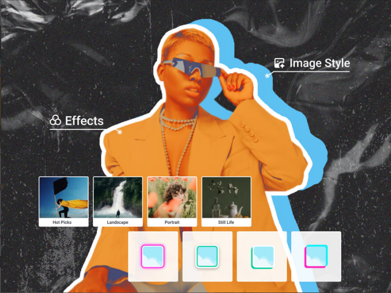 New in Fotor Design & Collage: Image Strokes & Stylish Effects