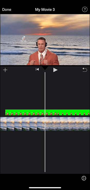 remove video background on iphone in imovie