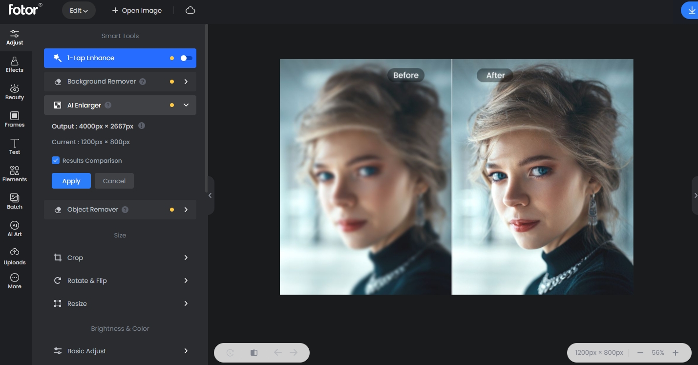 7 Best AI Image Upscalers Enhance Photo Quality in One Click Fotor