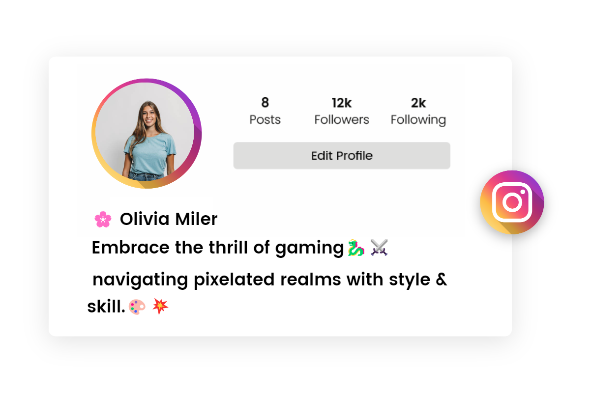 instagram bio for gamer girl