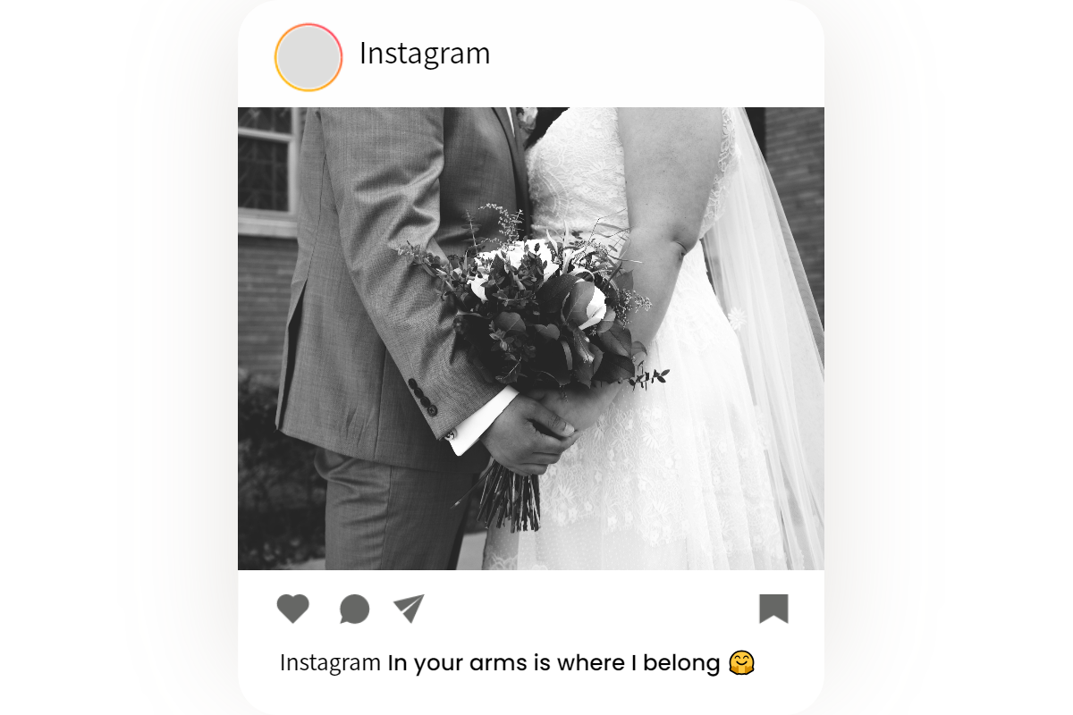 instagram post with love ig caption for boys