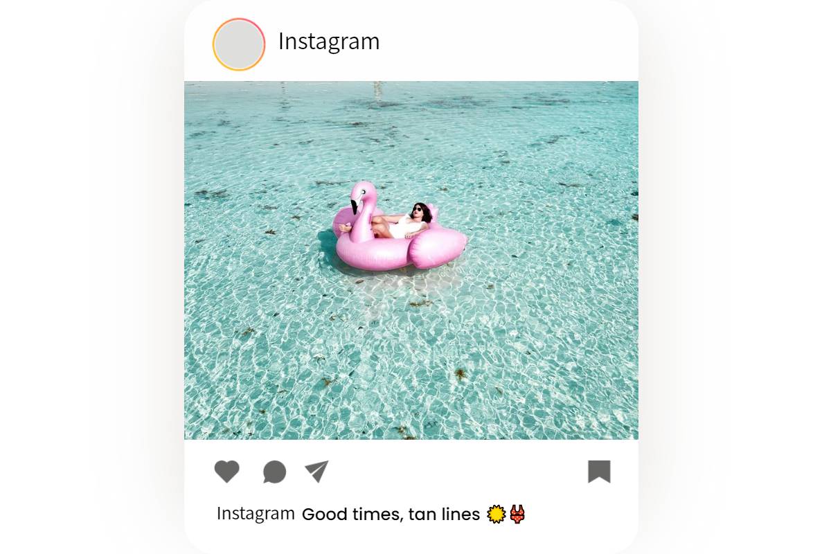 instagram post with summer captions