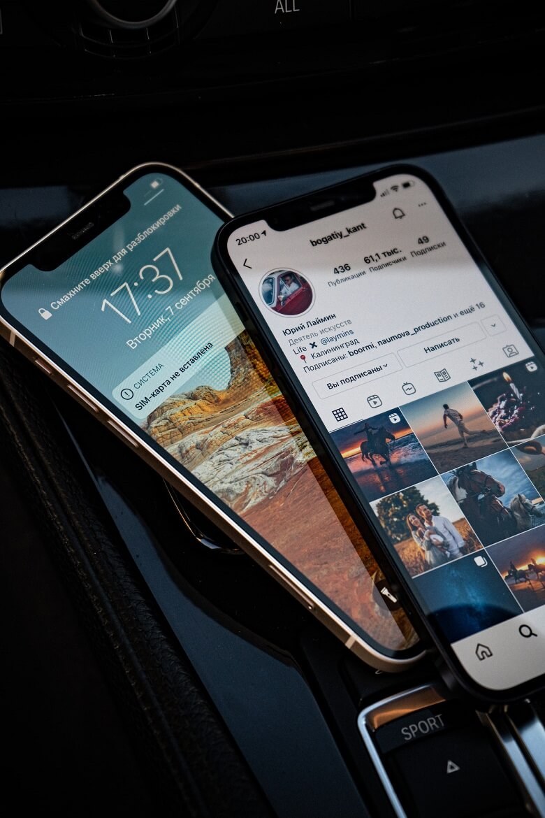 Instagram Reels on mobilephone