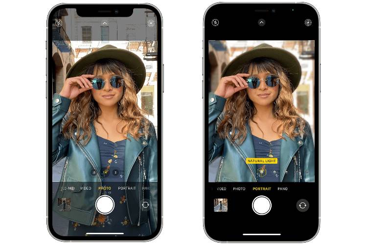 ios15 iphone12 pro camera take portrait pic