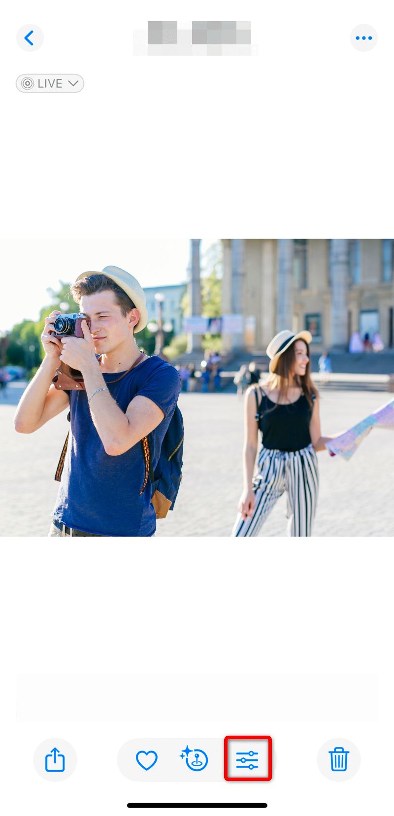 編集モードに入る