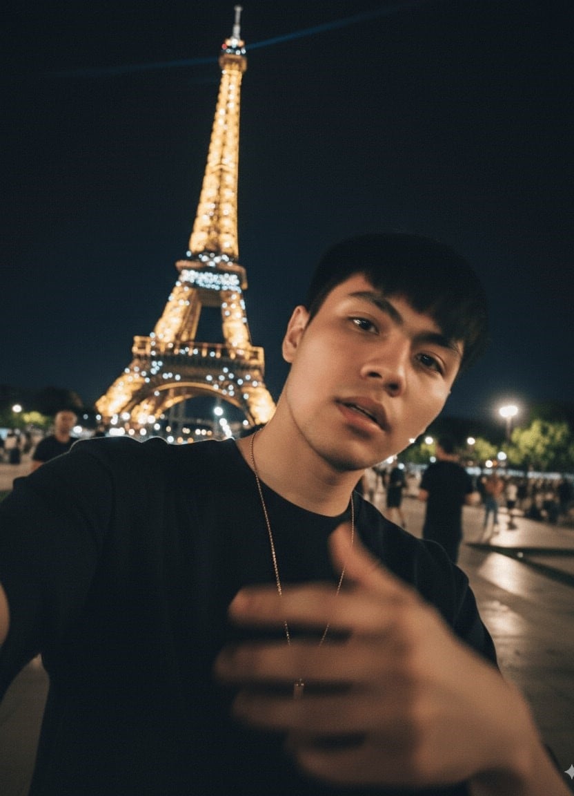 AI生成图像：iPhone 自拍