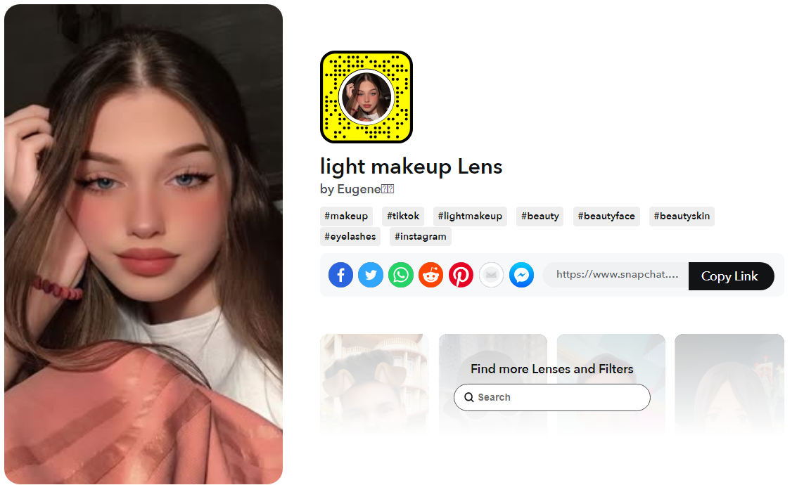 Smooth Look Lens by Snapchat - Snapchat Lenses and Filters