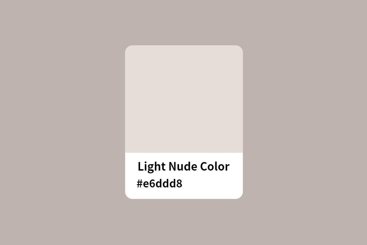 Ultimate Guide to Nude Color: Meaning, Hex Code, Shades, Color Schemes, and  Application - Fotor