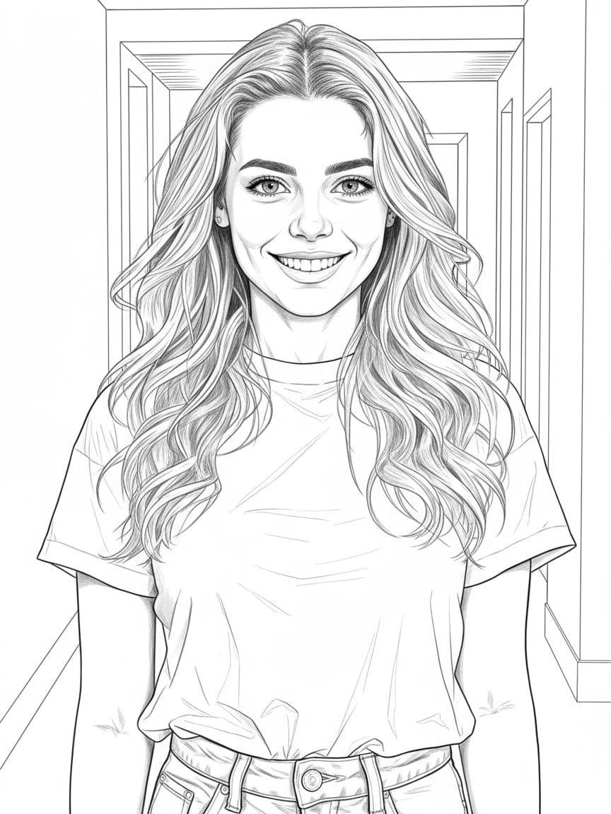 line to image original image