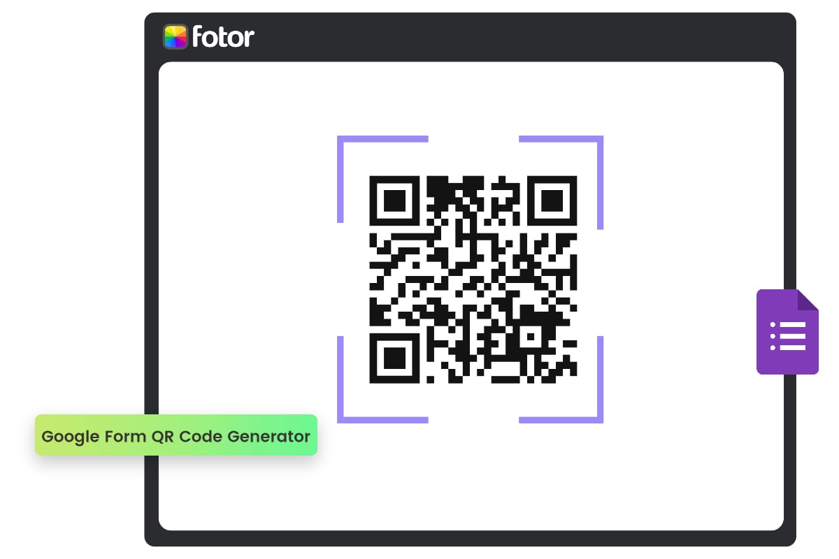 make google form qr code in foror qr code generator