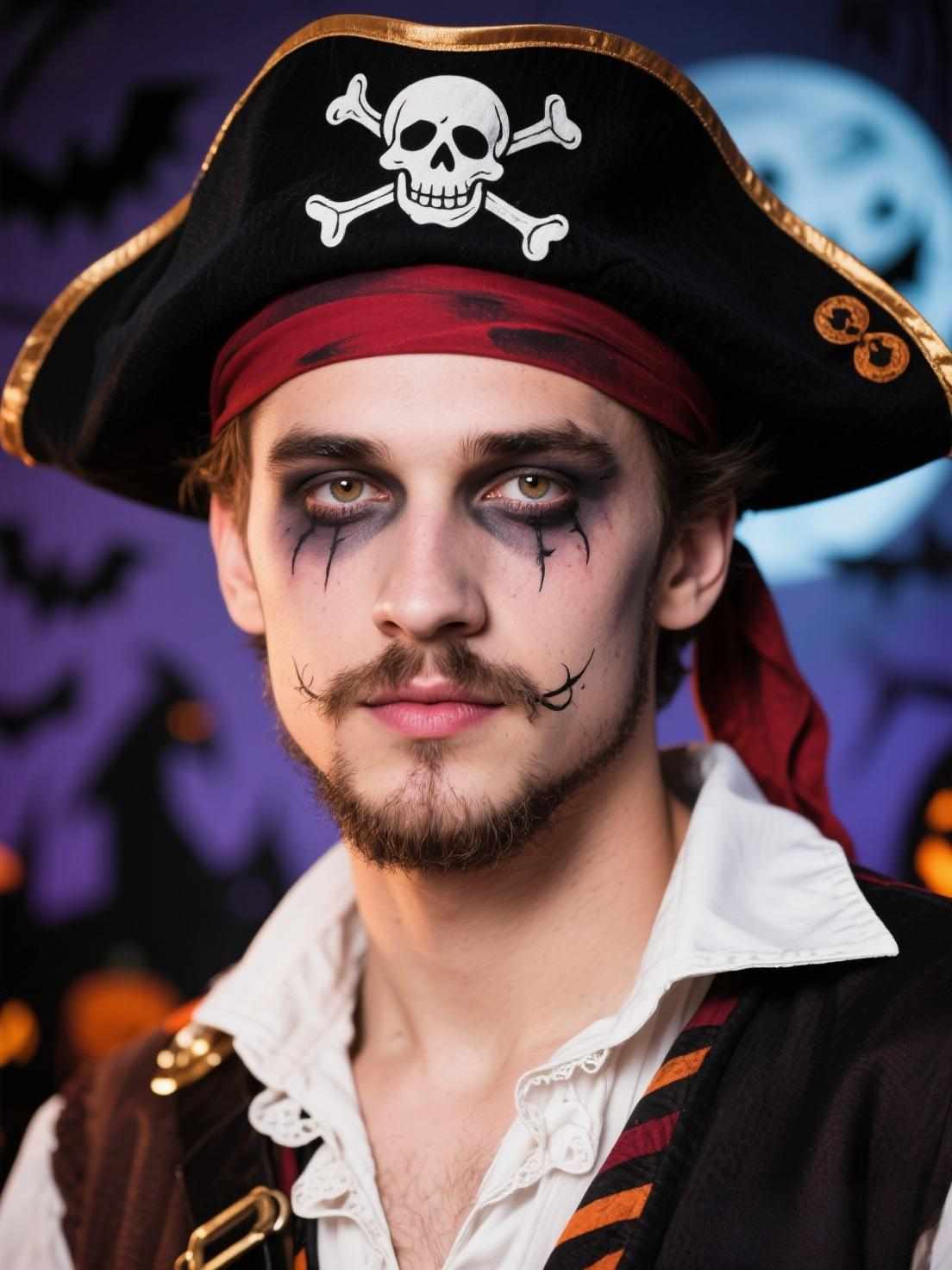 maquillage pirate Halloween