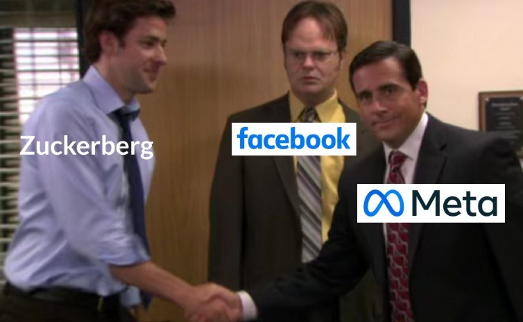 a meme about meta facebook and zuckberg
