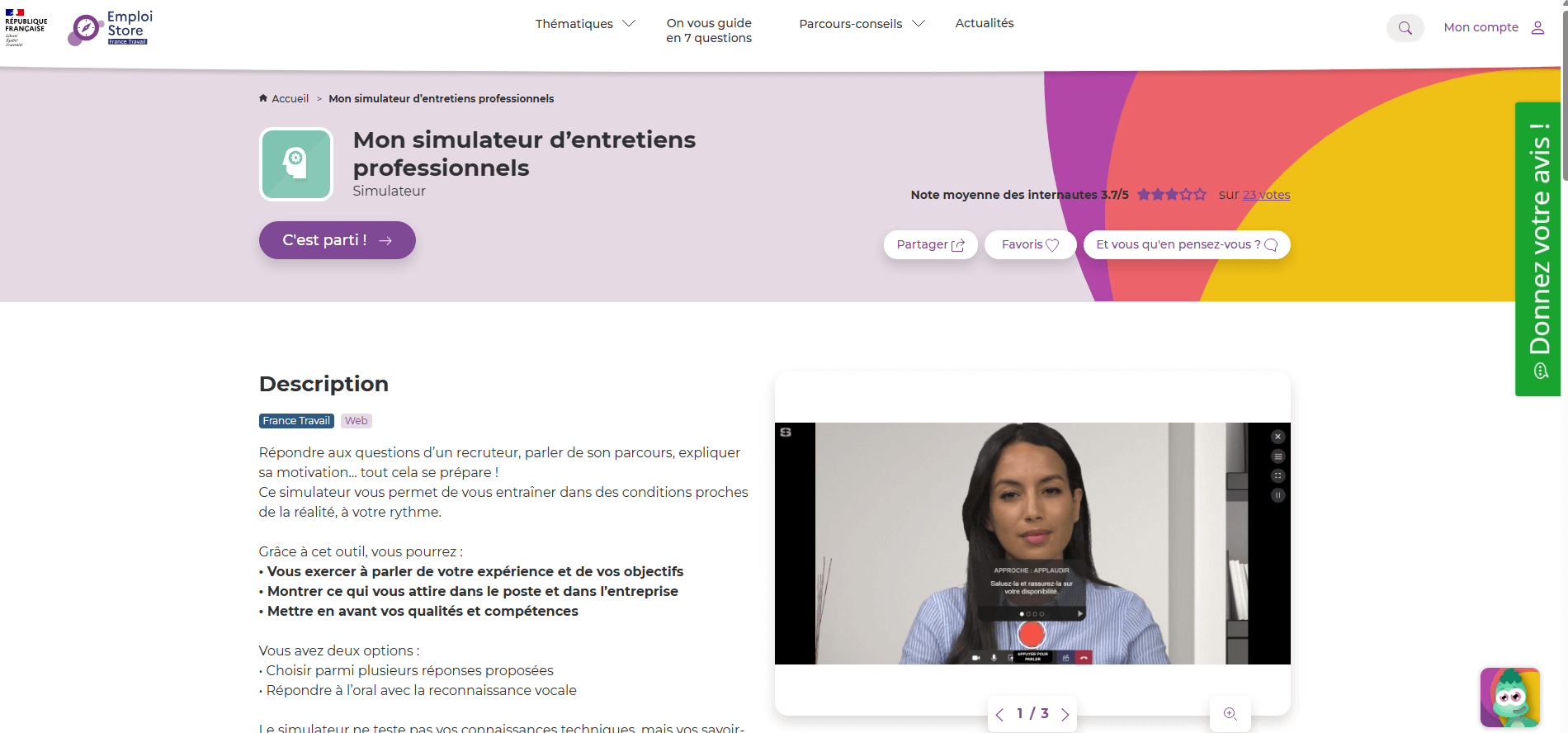 mon simulateur entretien professionnels