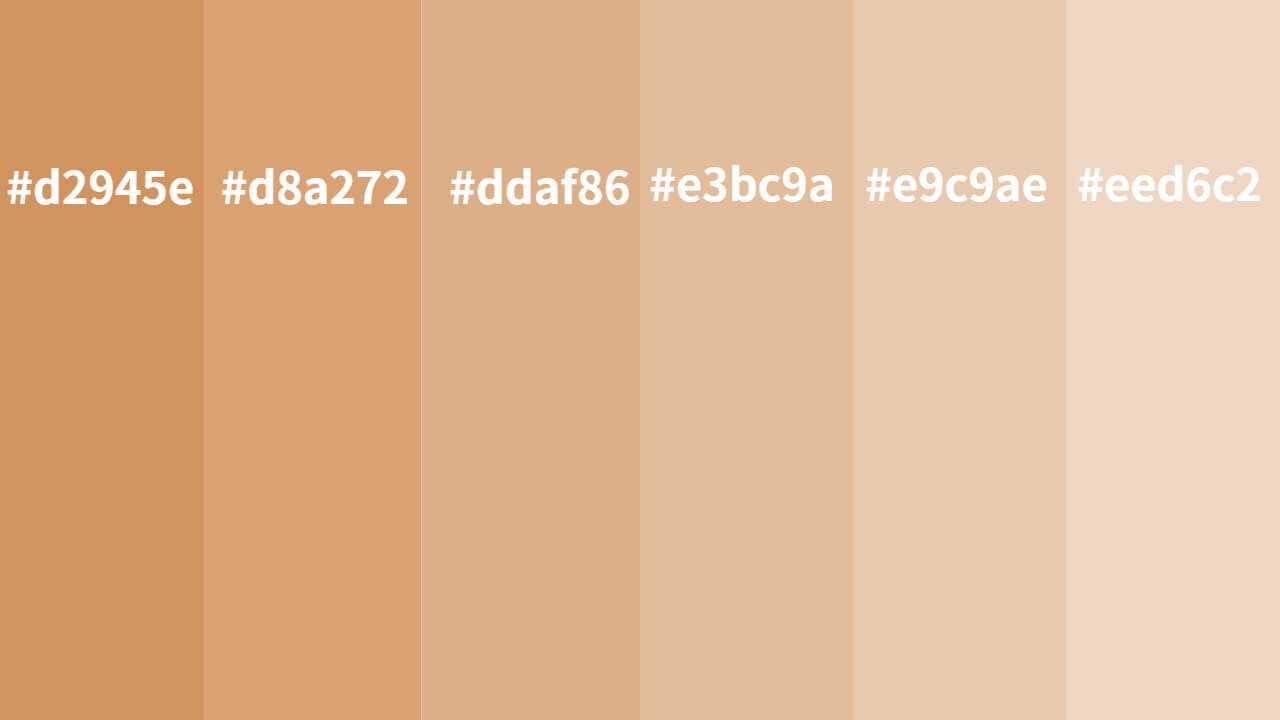 monochromatic colors of nude