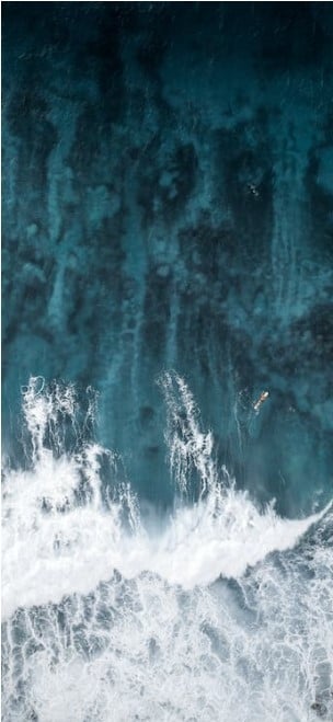 natural sea wave iphone wallpaper