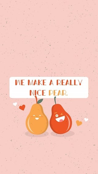 nice pear cute lock screen wallpaper