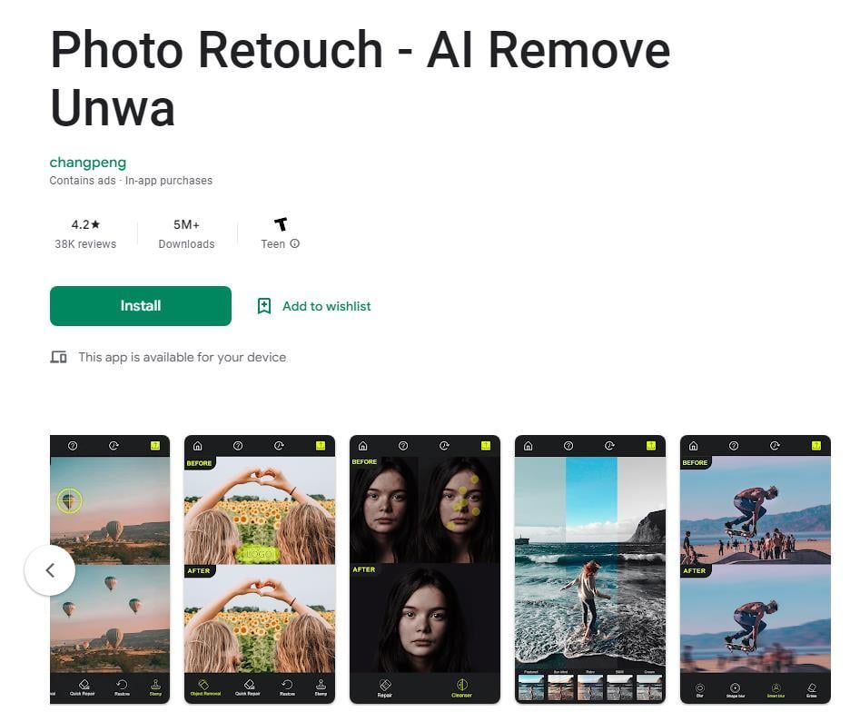 photo retouch emojis remover