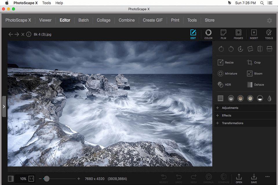 photoscape interface screenshot