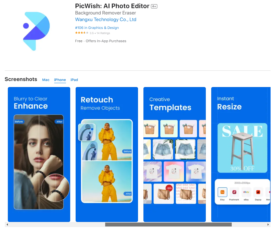 PicWish AI Photo Editor  Free Online Photo Editing Tools