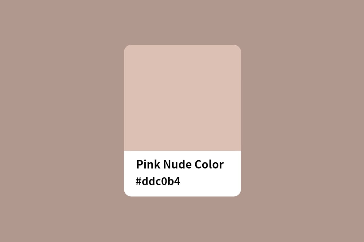 What is the color code for Brownish Pink?